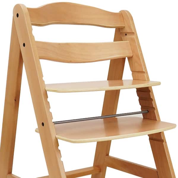 509 Crew Sky Wooden Chair: Natural - Made of Hard German Beechwood, Kids Furniture, Adjustable Seat & Footrest, Ages 3+, Up to 218 lbs.