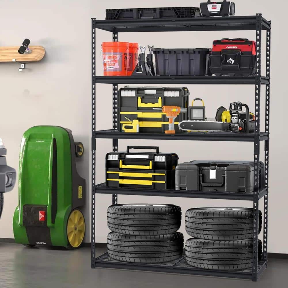 48x18x72 in 5-Tier Heavy Duty Shelving, 2500 lbs, Adjustable Metal Unit for Garage/Basement price history on PriceWatchPro