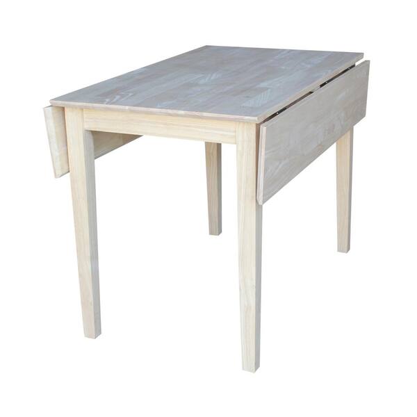 International concepts small drop deals leaf dining table