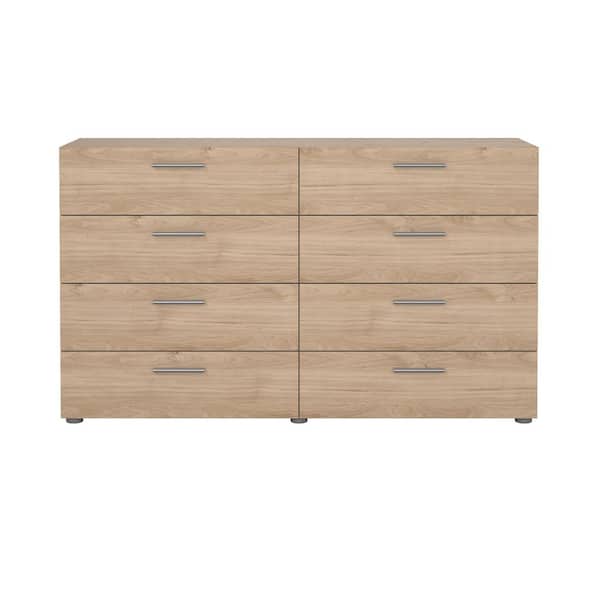 Tvilum Pepe Jackson Hickory 8 Drawer 55.12 in W Dresser 70073Uhlhl