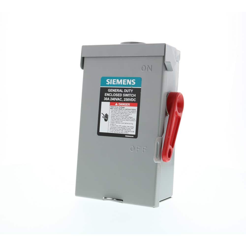 General Duty 30 Amp 3-Pole 240-Volt Fusible Outdoor Safety Switch price history on PriceWatchPro