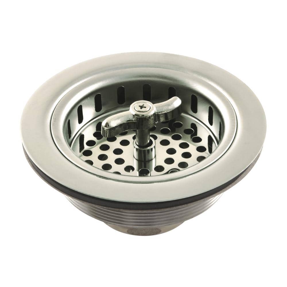 Tacoma 3-1/2 x 2-5/16 in. in. Stainless Steel Kitchen Sink Basket Strainer in Polished Nickel price history on PriceWatchPro