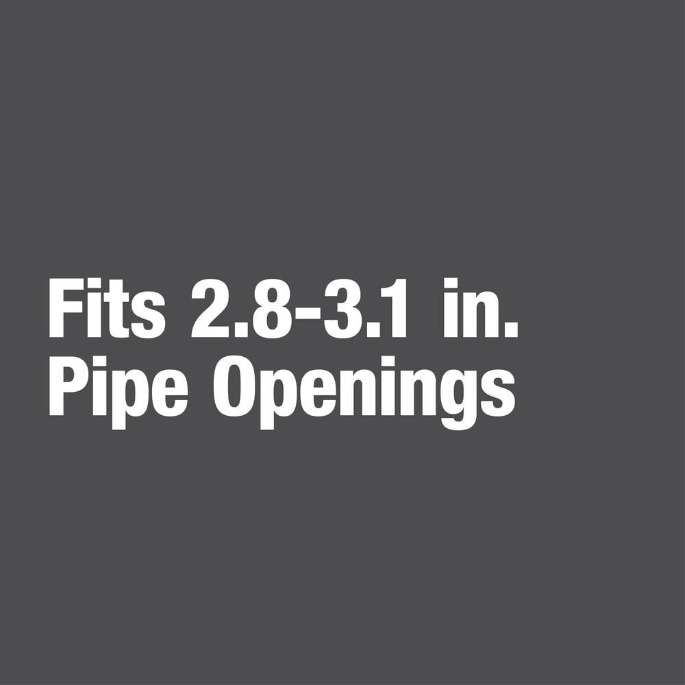 Red PVC Mechanical Test Plug with Wing Nut, 2-inch