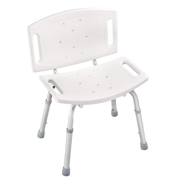 Delta Adjustable Tub and Shower Chair in White