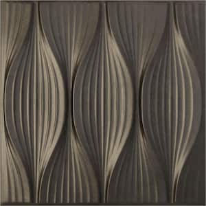 19 5/8 in. x 19 5/8 in. Willow EnduraWall Decorative 3D Wall Panel, Weathered Steel (Covers 2.67 Sq. Ft.)