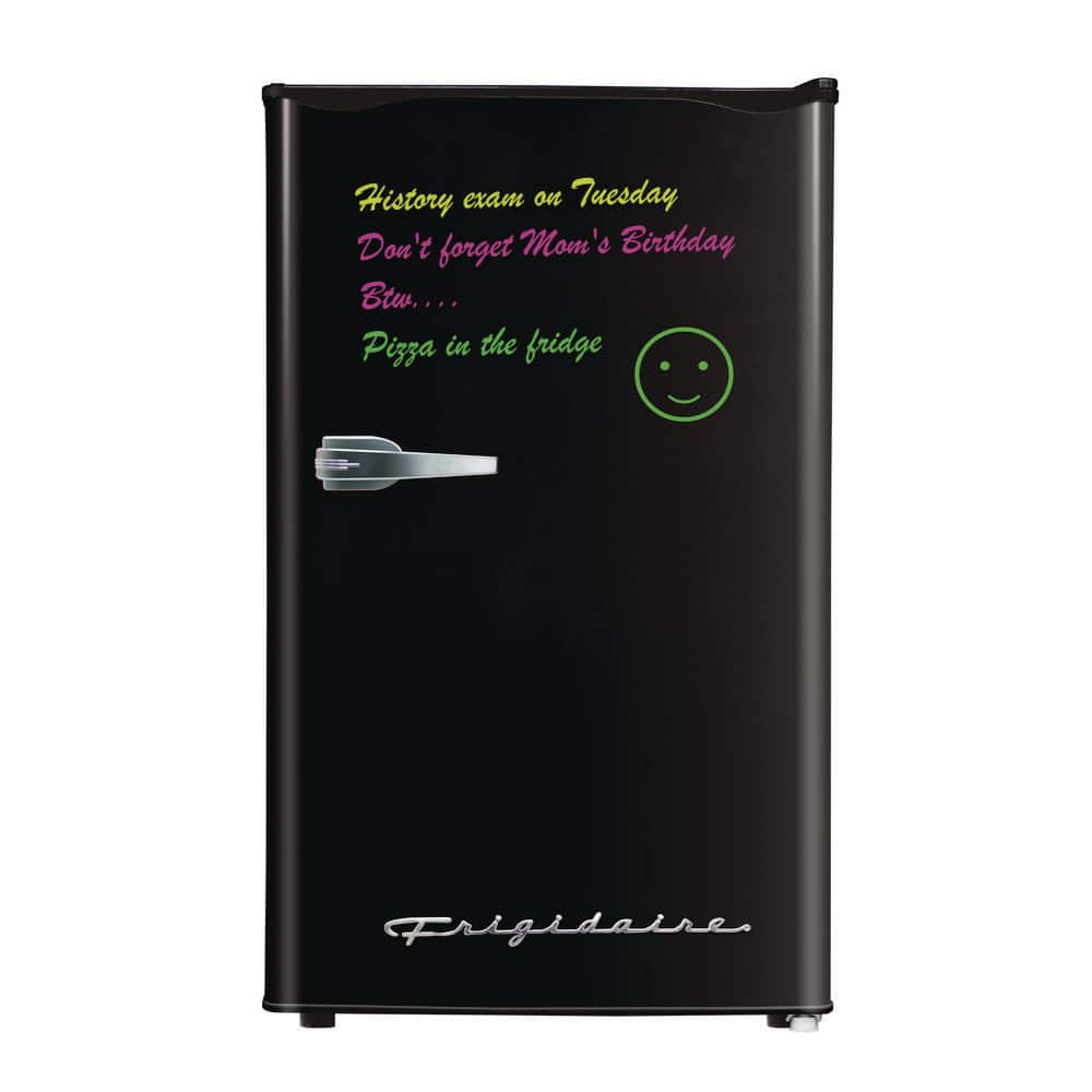 3.2 cu. ft. Mini Refrigerator with Eraser Board in Black