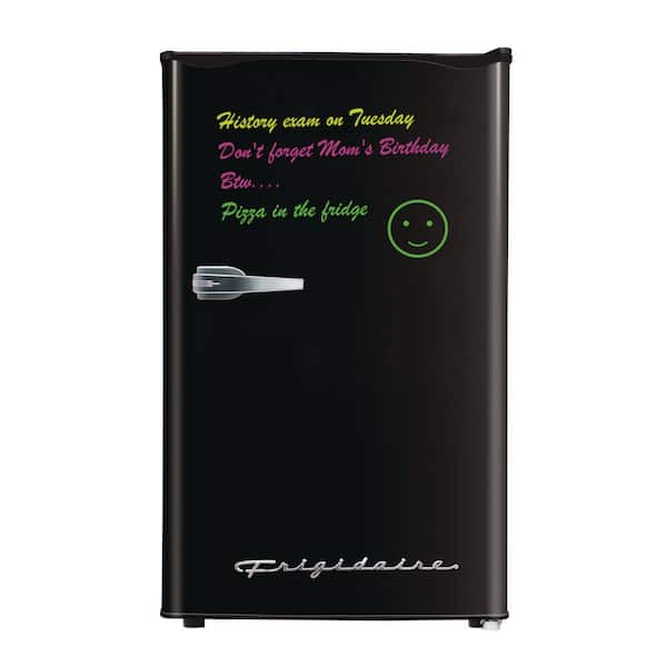 3.2 cu. ft. Mini Refrigerator with Eraser Board in Black