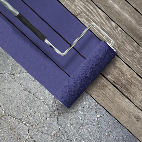5 gal. #P550-7 Purple Prince Low-Lustre Enamel Interior/Exterior Porch and Patio Floor Paint