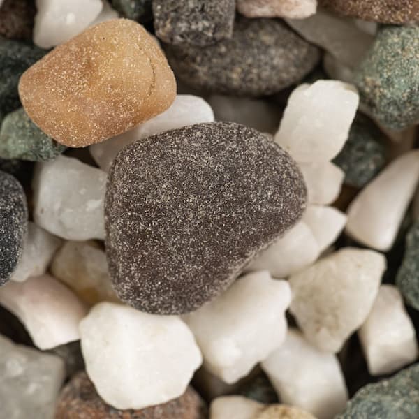 Azure Mixed 0.5 cu. ft. (0.12 to 0.31 in.) Bagged Landscape Pebbles - 1Bag