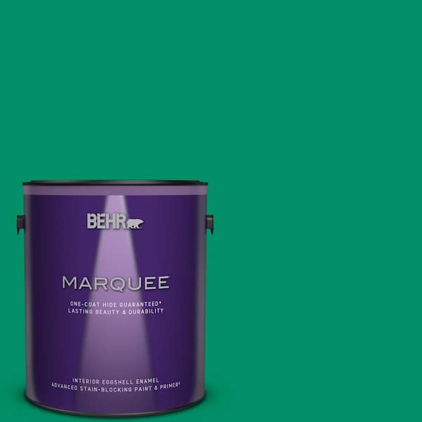 BEHR MARQUEE 1 gal. #MQ4-15 Balsam One-Coat Hide Eggshell Enamel Interior Paint & Primer