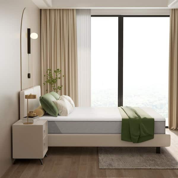 Twin Medium Gel Memory Foam Hybrid Innerspring Tight Top 12 in. Mattress