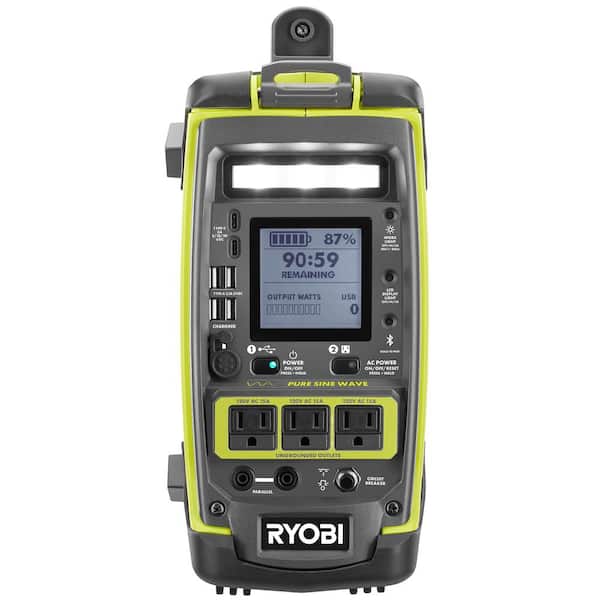 RYOBI 1800-Watt Continuous / 3000-Watt Peak Output Portable