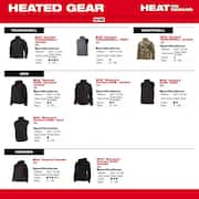 Men's 3X-Large M12 12-Volt Lithium-Ion Cordless Gray Heated Jacket Hoodie (Jacket and Battery Holder Only)