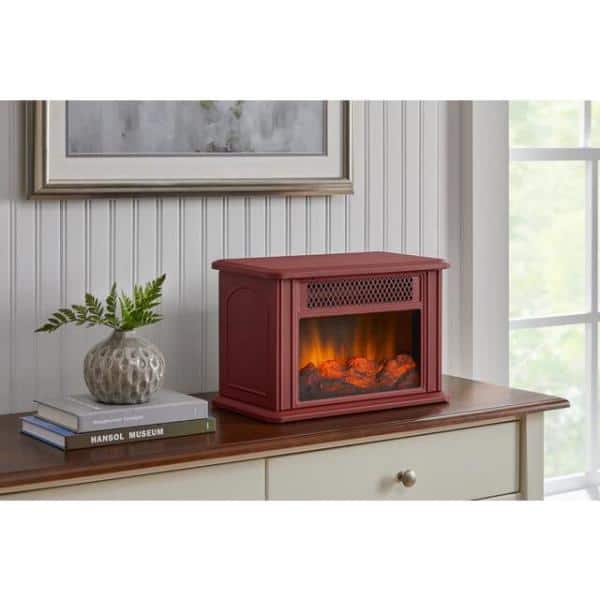 StyleWell Bluffs 400 sq. ft. Electric Stove in Cinnamon
