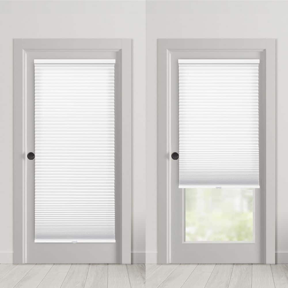 Perfect Lift Window Treatment White Cordless Light Filtering