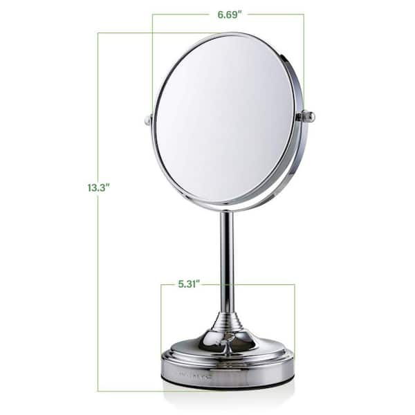 small standing makeup mirror