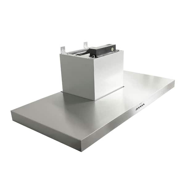 30 in. 700 CFM Ducted Under Cabinet Range Hood with Light in Stainless Steel