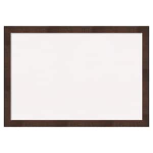 Wild Wood White Corkboard 39 in. x 27 in. Bulletin Board Memo Board