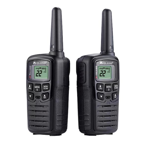 Midland X-Talker 20-Mile Range 2-Way Radios in Black