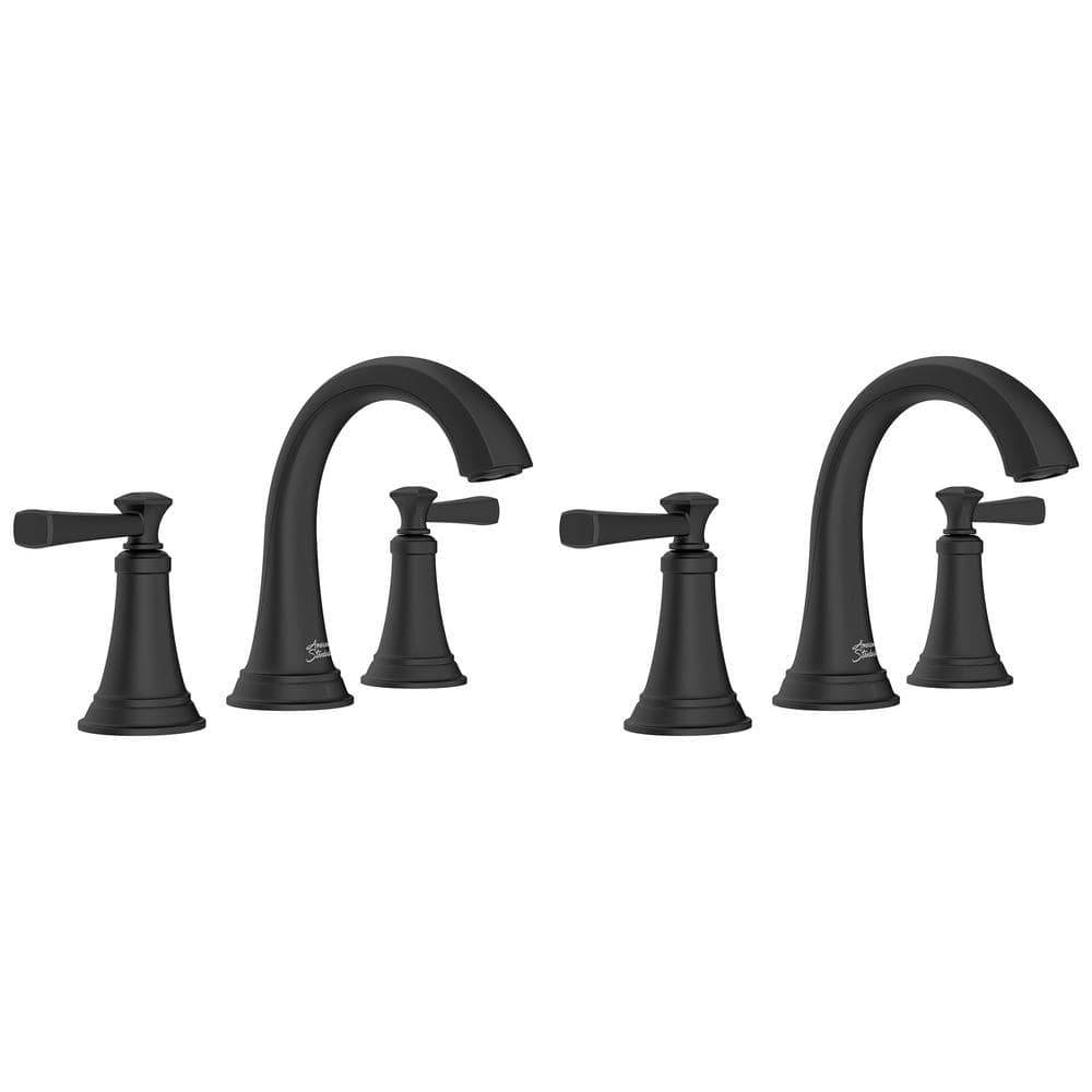 Rumson 8 in. Widespread Double-Handle Bathroom Faucet in Matte Black (2-Pack) price history on PriceWatchPro