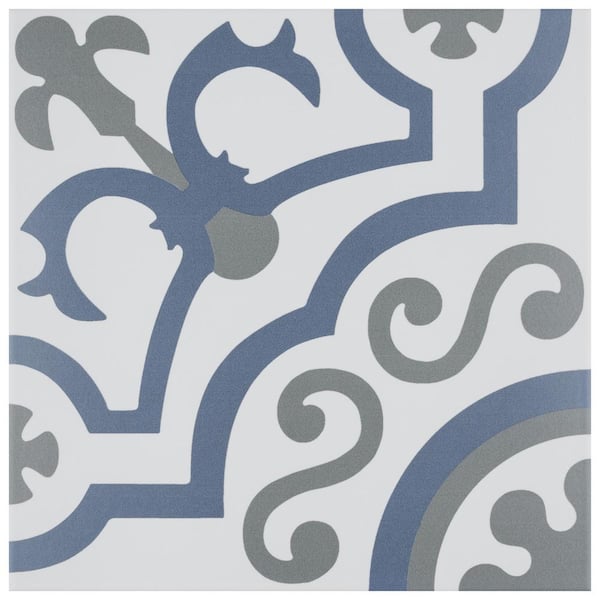 Merola Tile Hidraulico Ducados 9-3/4 in. x 9-3/4 in. Porcelain Floor and Wall Tile (10.88 sq. ft./Case)