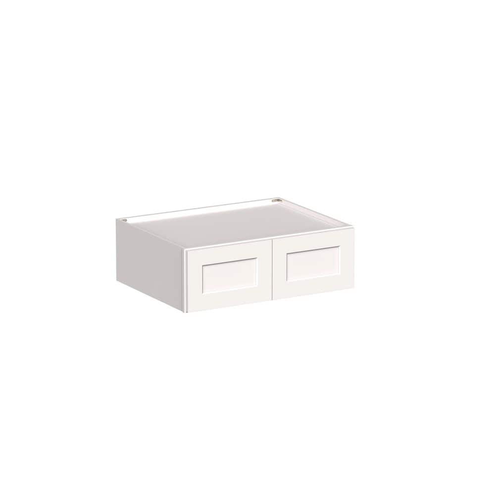 "Shake Style 36"" W x 27"" D x 12"" H Wood Frame Ready to Assemble Refrigerator Wall Kitchen Cabinet in Shaker White" price history on PriceWatchPro