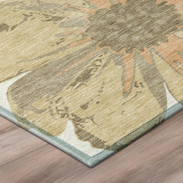 Chantille Machine Washable Indoor/Outdoor Abstract ACN2971 Beige 10 ft. x 14 ft. Area Rug