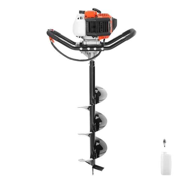 Post Hole Digger, 43cc 1250W Auger Post Hole digger, Gas Powered Earth Digger with 8 in. Earth Auger Drill Bit