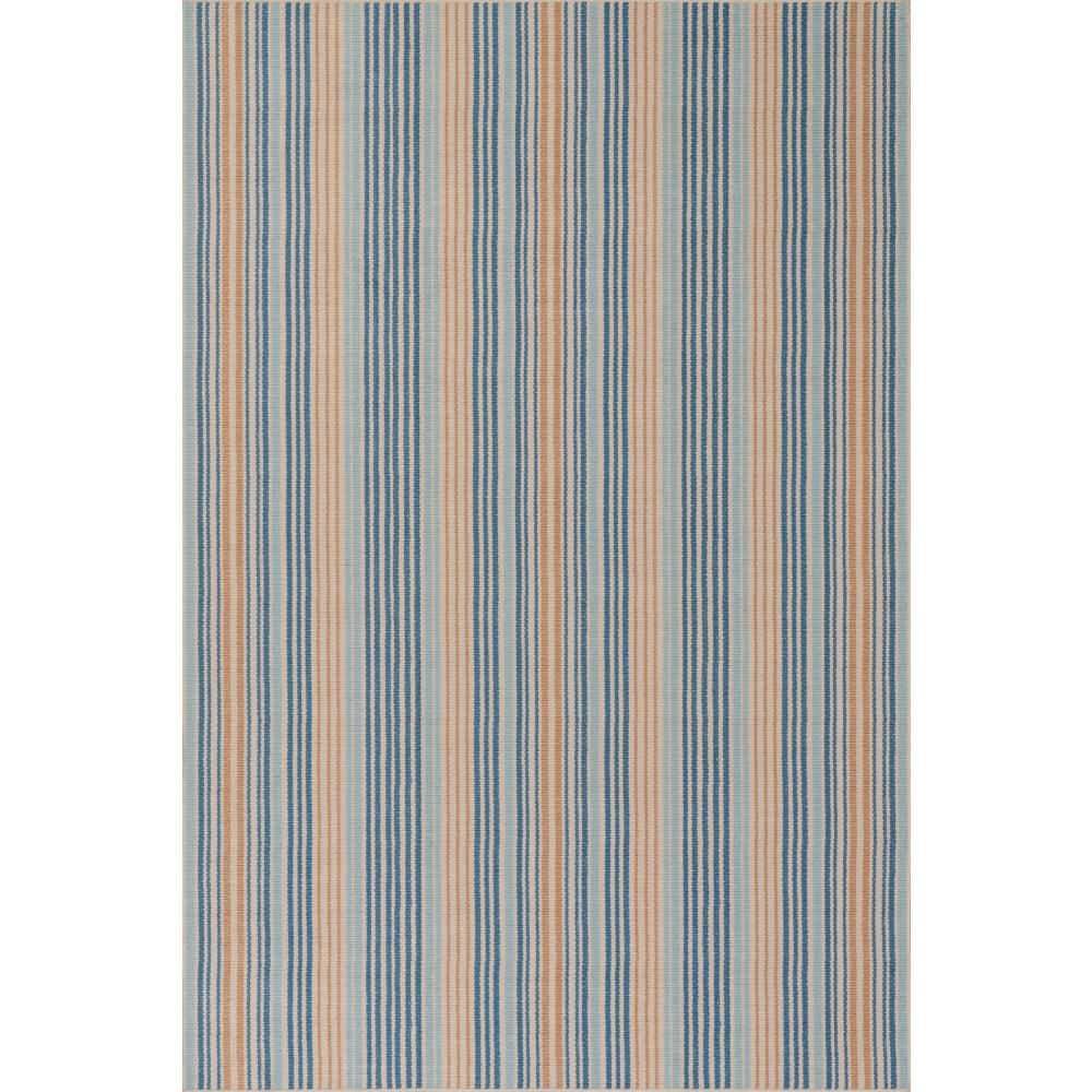 6 ft. x 9 ft. Blue Stockholm Striped Machine Washable Indoor Area Rug price history on PriceWatchPro