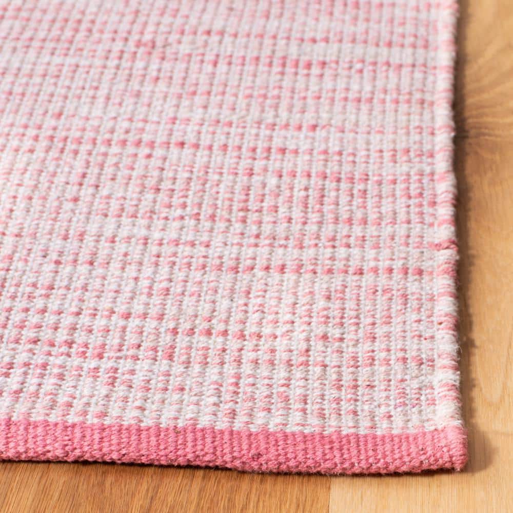 Coastal Blue Handwoven Cotton Flatweave 4' x 6' Rug