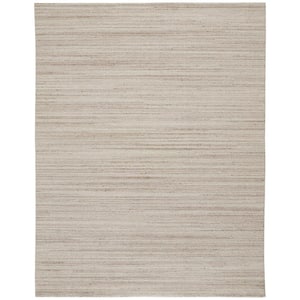 Ivory 8 ft. x 10 ft.Solid Color Area Rug
