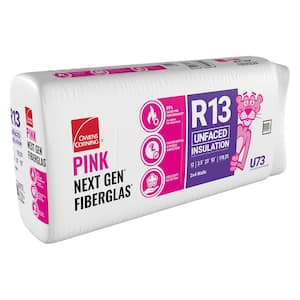 R13 Batt Fiberglass Insulation Insulation The Home Depot