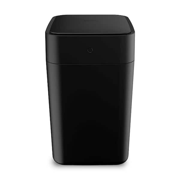 TOWNEW 4.1 Gal. Black Smart Trash Can T1SB - The Home Depot