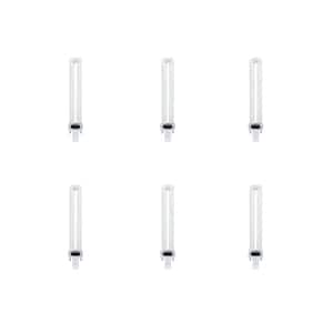 13W Equiv PL CFLNI Twin Tube 2-Pin Plug-in GX23 Base Compact Fluorescent CFL Light Bulb, Cool White 4100K (6-Pack)