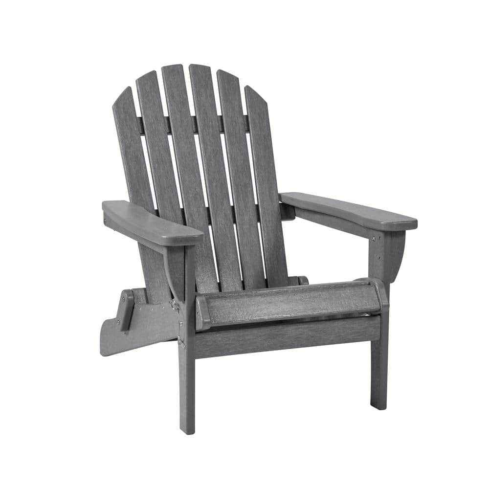 Keter Willoughby Folding Adirondack Chair Durable Weatherproof Outdoor