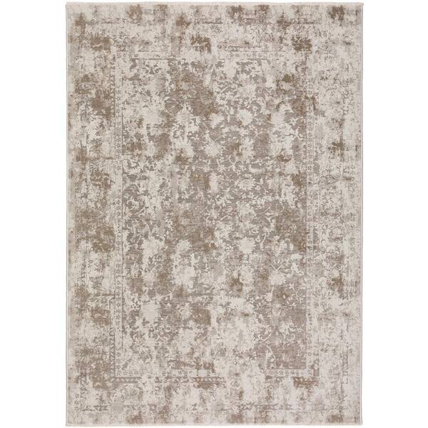 Addison Rugs Nelson 3 ft. 3 in. x 5 ft. 3 in. Brown Vintage Area Rug