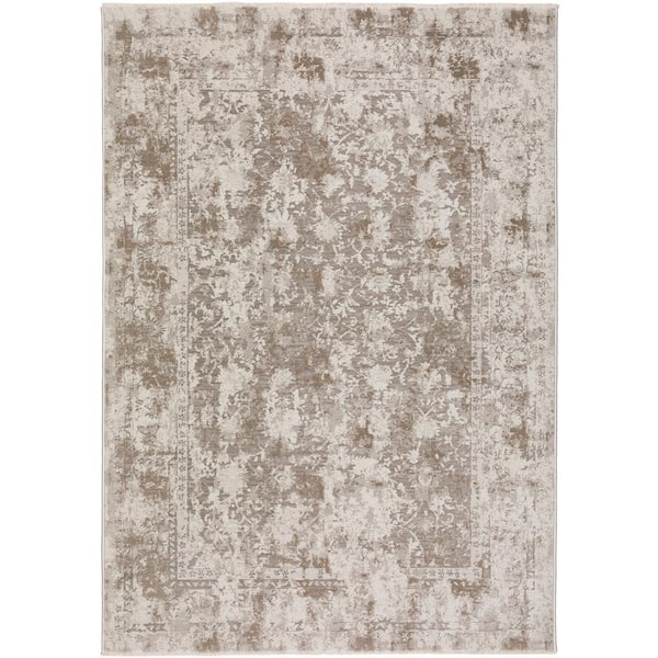 Nelson Brown 9 ft. x 13 ft. 2 in. Vintage Area Rug