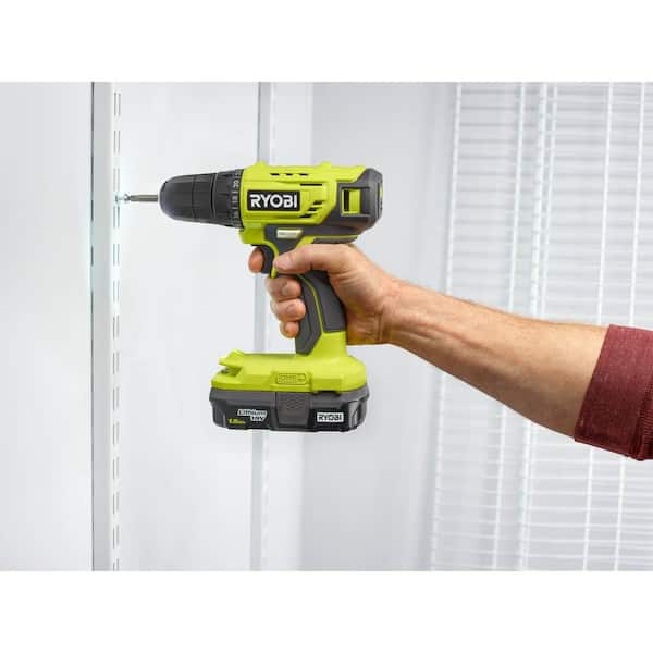 RYOBI ONE+ 18V Cordless 3/8 in. Drill/Driver Kit with 1.5 Ah Battery and  Charger PDD209K The Home Depot