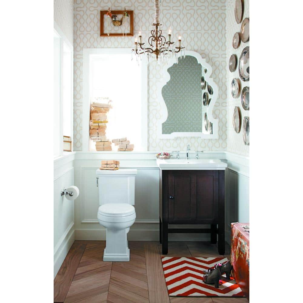 White High Efficiency Elongated Two-Piece Toilet