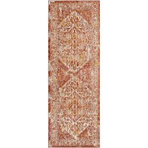 Oriental Weavers Toscana 9537C Orange Blue Area Rug – Incredible