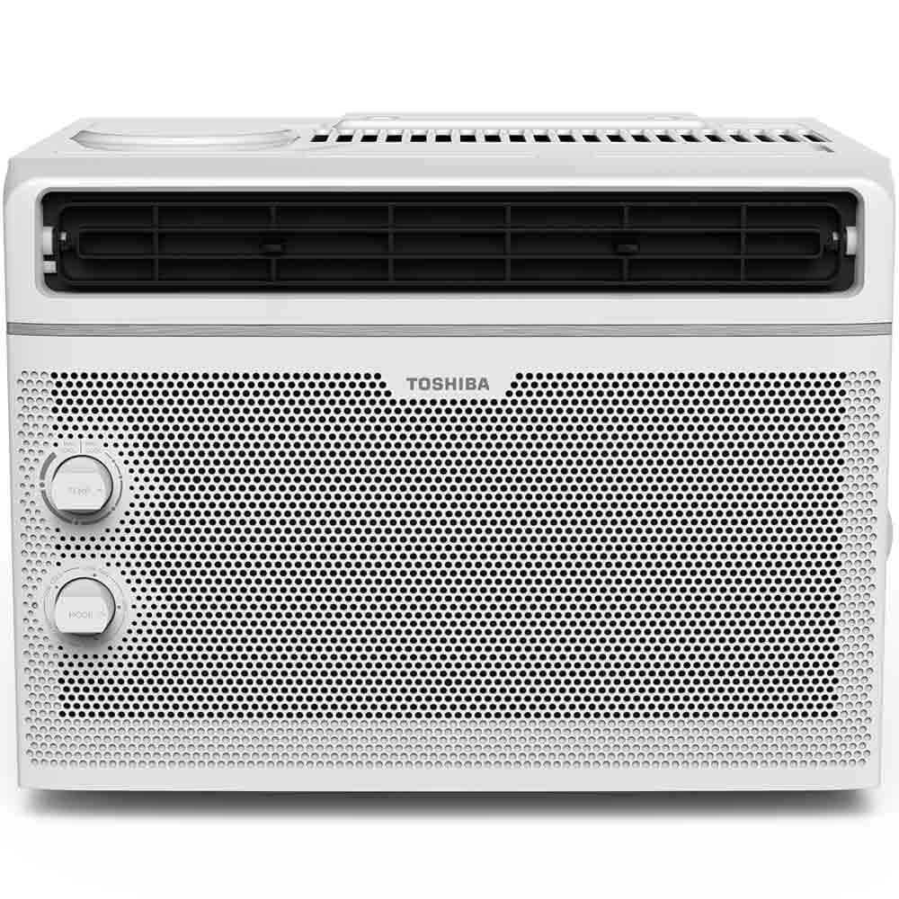 Toshiba 5,000 BTU 115 Volt Window Air Conditioner Cools 150 sq. ft. with  Remote in White RAC-WK0512CMRU - The Home Depot