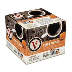 Pumpkin Spice Flavored Coffee Medium Roast Single Serve Coffee Pods for Keurig K-Cup Brewers (42 Count)