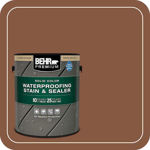 1 gal. #SC-116 Woodbridge Solid Color Waterproofing Exterior Wood Stain and Sealer