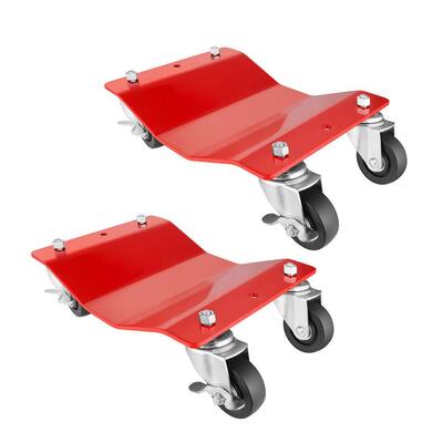 1,500 lbs. Capacity Solid Steel Commercial Grade Tire Dolly (2-Pack)