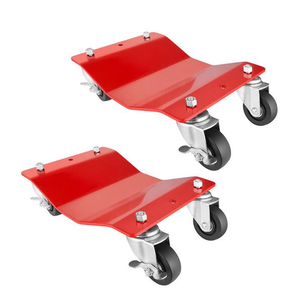 Pentagon Tool 1,500 lbs. Capacity Solid Steel Commercial Grade Tire Dolly (2-Pack)