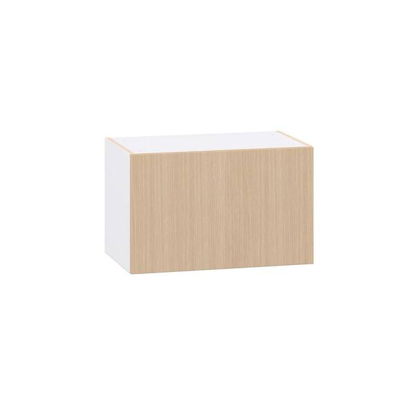 Timberline 24 in W x 14.75 in D x 15 in H Assembled Shaker Wall Bridge Kitchen Cabinet in Mojavi Oak with Lift Up Door