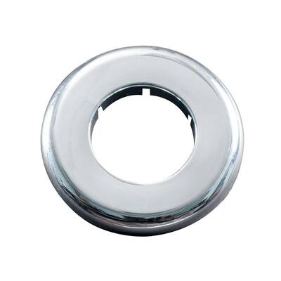 Stainless Steel Plate Uxcell 4pcs Shower Arm Flange 60mm/2.4" OD Escutcheon Plate Stainless Steel Round Plumbing Cover Plates For 25mm/1" Dia Faucet Home Decoration Accessories, Silver Tone Water Pipe