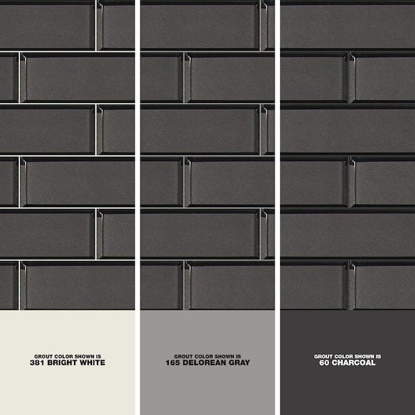 MSI Metallic 4 in. x 12 in. Glossy Glass Gray Subway Tile (5 sq. ft. / case)