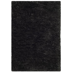 Sheep Shag Charcoal 2 ft. x 3 ft. Solid Area Rug