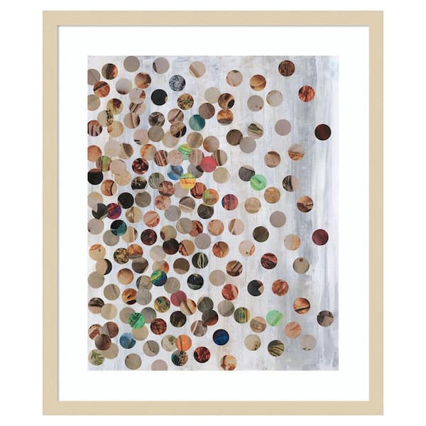 Amanti Art 100 Pennies II by Natalie Avondet 21 in. W x 25 in. H. Wood Framed Wall Art Print Framed in Brown